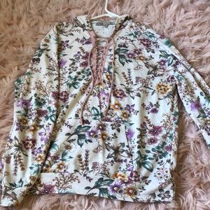 Cute Floral Hoodie